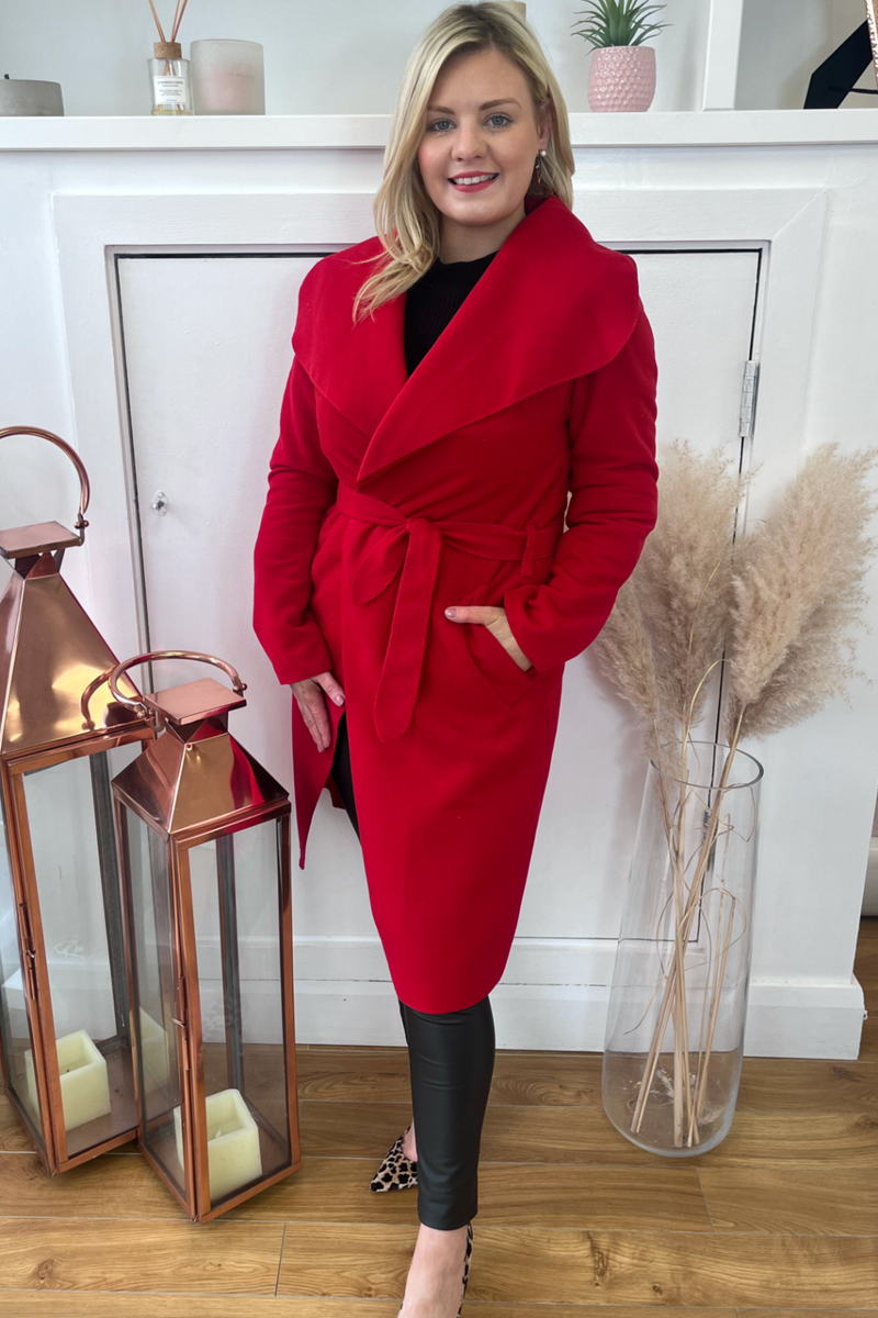 Red Duster Coat The Dresser Boutique Banbridge Northern Ireland