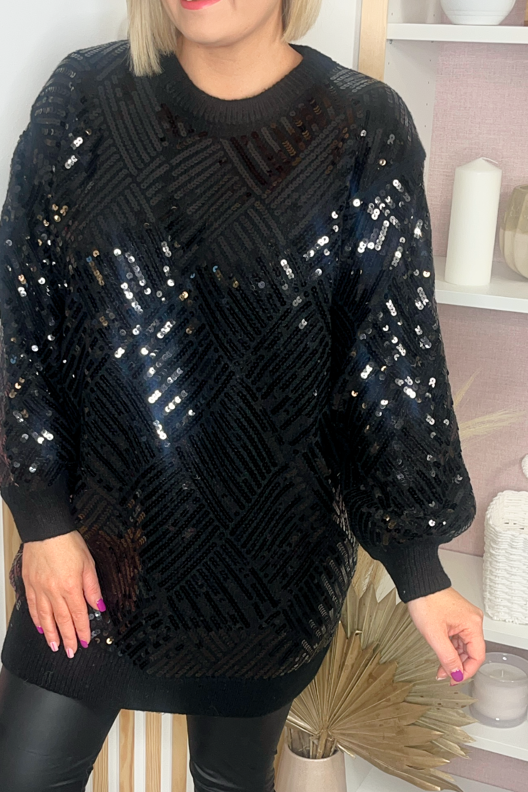 Sequin Jumper Dress | The Dresser Boutique Banbridge Northern Ireland Sequin Jumper Dress | The Dresser Boutique Banbridge Northern Ireland