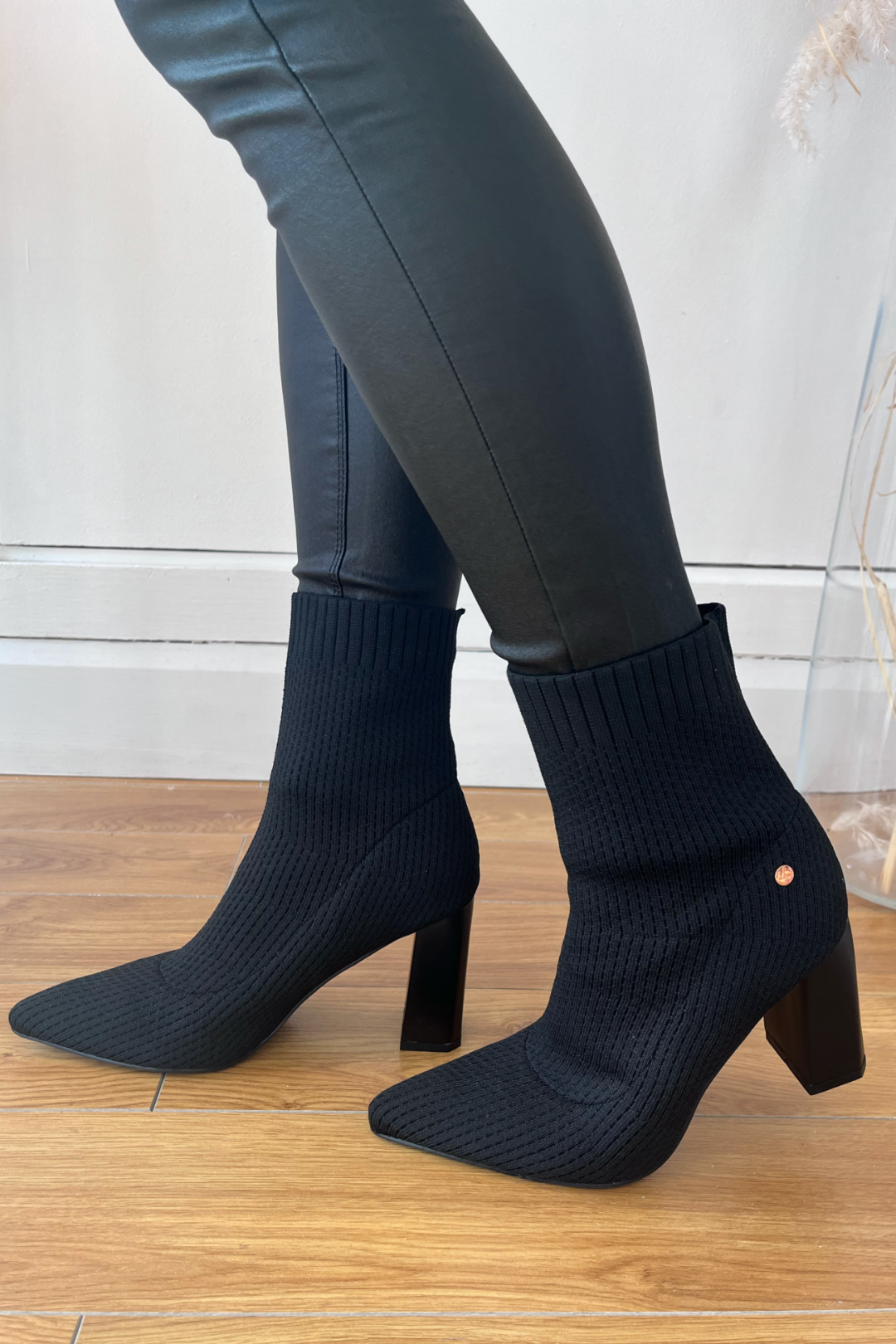 Evie Black Sock Boot The Dresser Boutique Banbridge Northern Ireland