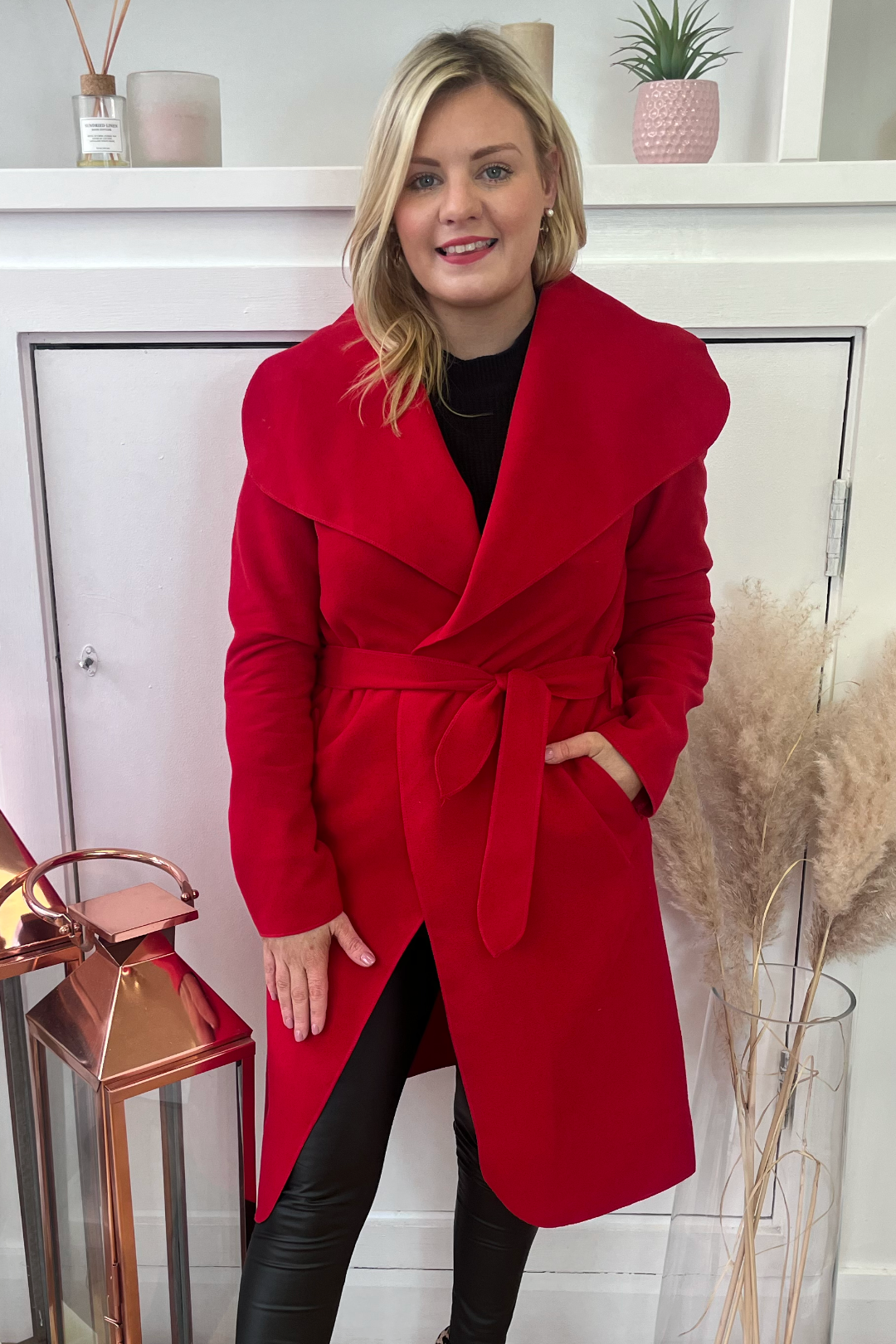 Red Duster Coat The Dresser Boutique Banbridge Northern Ireland