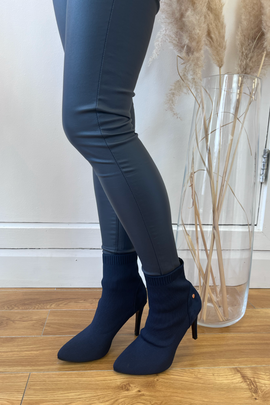 Something navy sock booties outlet