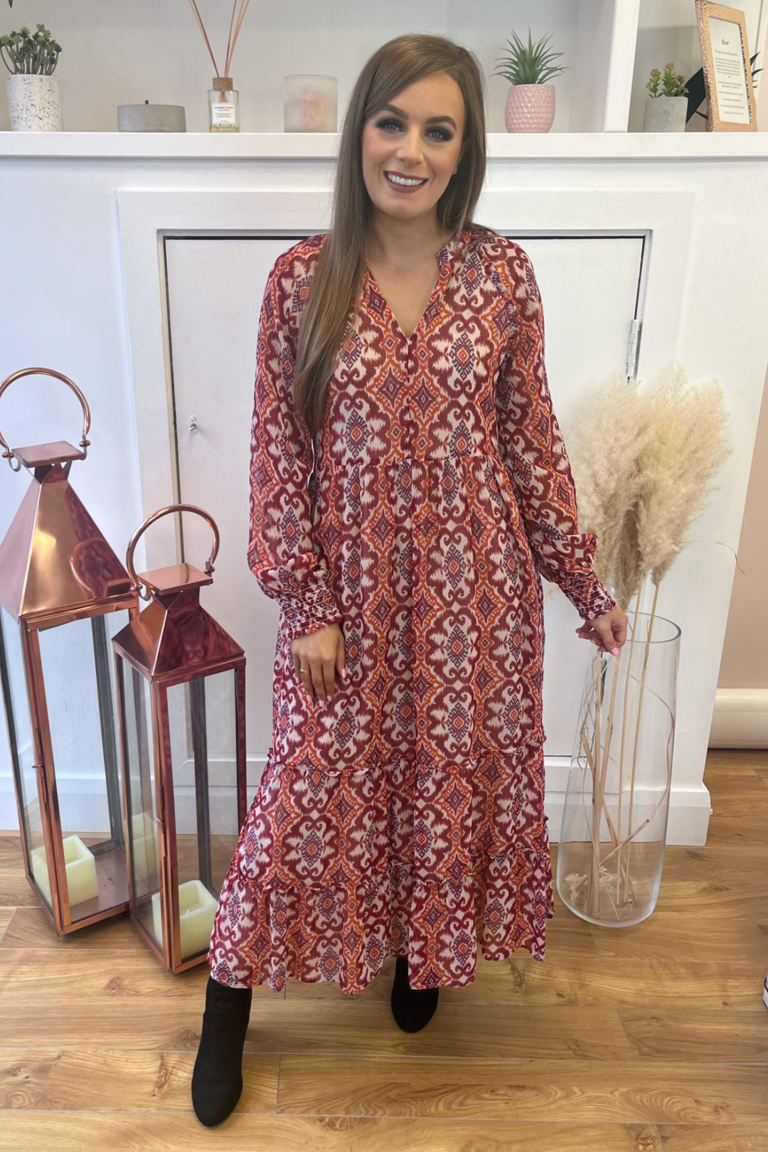 Saffron Midi Dress