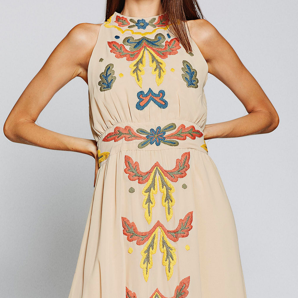 Statement Embroidered Maxi Dress | The Dresser Boutique Banbridge Northern Ireland
