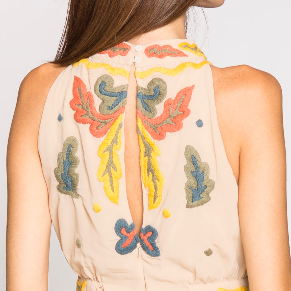 Statement Embroidered Maxi Dress | The Dresser Boutique Banbridge Northern Ireland